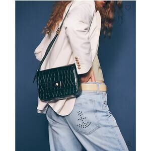 J. Crew Slouchy Straight Anchor Studded Pocket Jeans 25